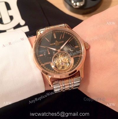 Jaeger-LeCoultre Master Complications Tourbillon Watch Replica 2-Tone Rose Gold