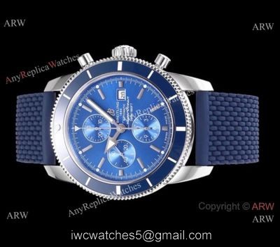 Swiss Replica Breitling Superocean Heritage Blue Watch 7750  Movement