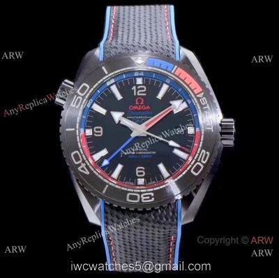 Omega Seamaster Planet Ocean Deep Black 8906 VSF Black Dial Watch Super Clone
