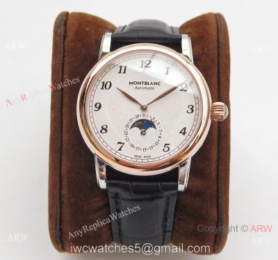 Mont Blanc Clone Star Legacy Moonphase Rose Gold Watch  Montblanc AAA Watches