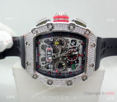 New Replica Richard Mille AAA RM 11-03 Diamond Watch