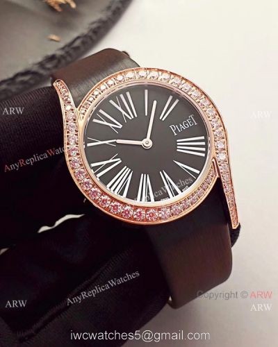 Best Copy Piaget Limelight Gala Rose Gold Diamond Ladies Watch