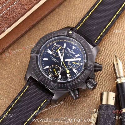 Top Grae Replica Breitling Avenger Seawolf Chrono Watch Black and Yellow