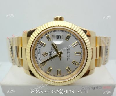 Replica Rolex Presidential Diamond Day-Date 40mm Yellow Gold Watch
