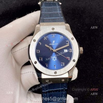 New Copy Hublot Classic Fusion Special Edition Watch SS Blue Dial