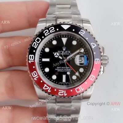 Noob Factory Rolex GMT-Master II &8216;COKE Watch  V3 version  AAA Replica