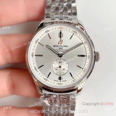 Swiss Grade Breitling Premier Stainless Steel Men Watch / Best Replica Watches China Dealer