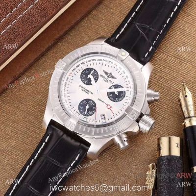 New Style Breitling Avenger Seawolf Chronograph Men Watch White Face