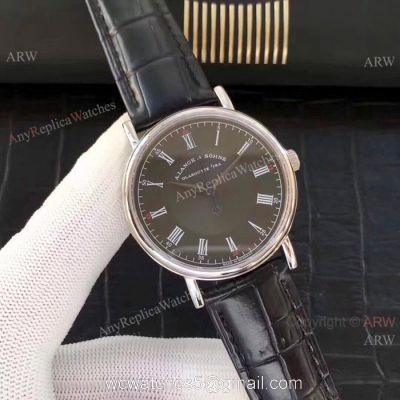 Copy A.Lange Sohne Black Dial Men Watches  Swiss Quality