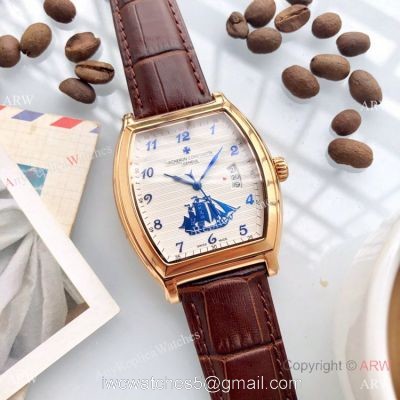 New Copy Vacheron Constantin Malte 40mm watch Gold Case