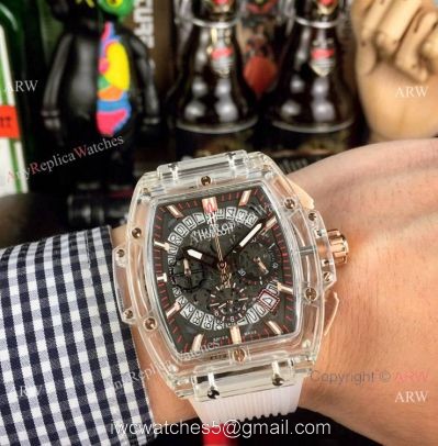 Fake Hublot Geneve Big Bang Unico Sapphire Hublot Transparent Watch