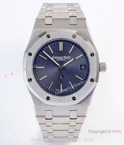 New Audemars Piguet Royal Oak Extra-Thin Ref.15202 Watch Blue Dial