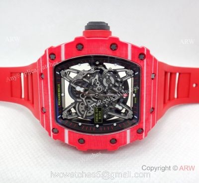 Swiss Grade 1 Richard Mille RM35-02 Rafael Nadal Watches Rubber Strap