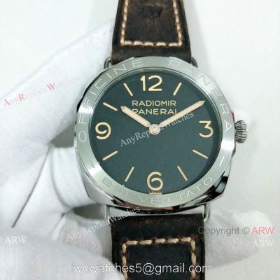 2019 Replica Radiomir Panerai PAM00685 Watch SS Brown Leather Strap
