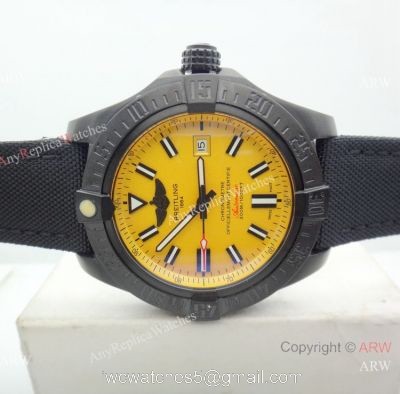 New Replica Breitling Avenger II Seawolf Yellow Dial Watch