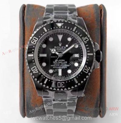 ROF New! Rolex Blaken Deepsea Sea-Dweller 44mm Ceramic Bezel Watch