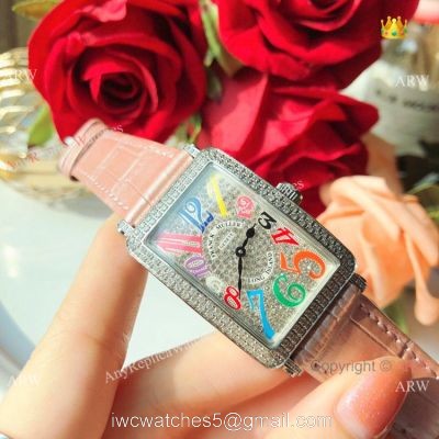 Replica Franck Muller Long Island Color Dreams Watch Diamond Case
