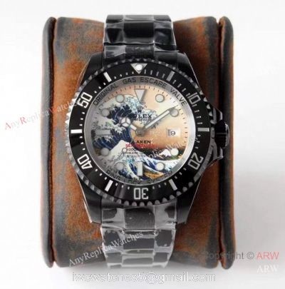 ROF New! Rolex Blaken Sea-Dweller 43mm Watch Ceramic Bezel New Face