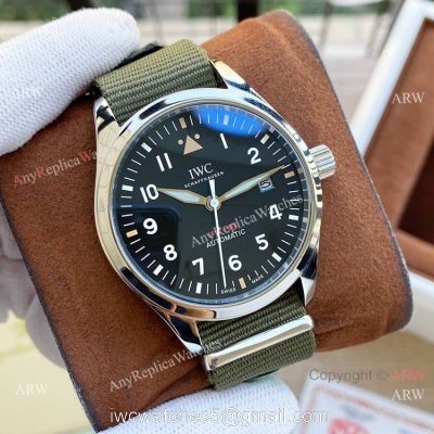 Nice Quality Replica IWC Big Pilots Spitfire Watches Black Face