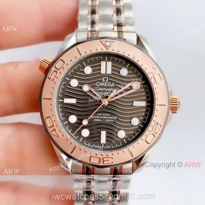 1:1 OM Factory Omega 25th Anniversary Seamaster Diver 300m Swiss 8806 Watch