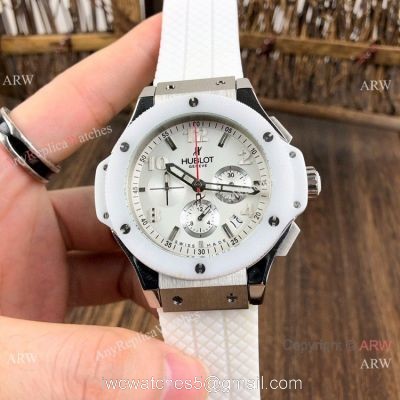 New Hublot Big Bang Evolution Watches SS Ceramic Bezel 44mm