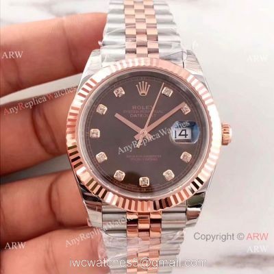 EW Factory Rolex Datejust II 41 Chocolate Face Jubilee Bracelet Watch
