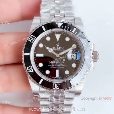 SWISS Rolex Submariner EW Factory 3135 Watch Stainless Steel Jubilee Strap