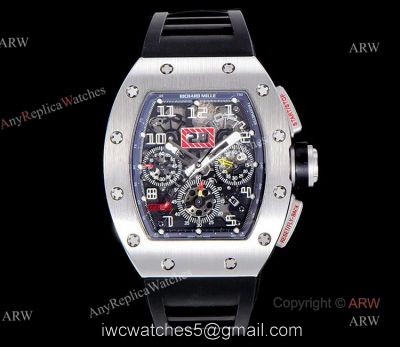 KV Factory Replica Richard Mille RM 011-FM Felipe Massa Black Kite Flyback Chronograph Watch