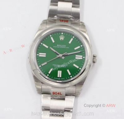 (EW) New Rolex Oyster Perpetual 41 With Green Dial Swiss 3230 Replica Watches