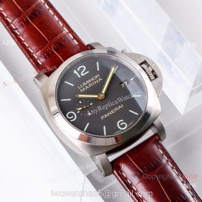 (VS) Swiss Panerai Luminor Marina PAM00351 Watch Titanium Case