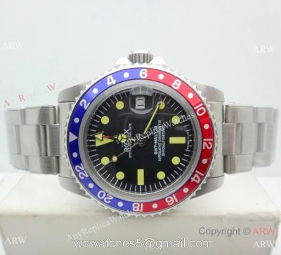 Classic Model Clone Rolex GMT Master II 40mm Watch Blue&038;Black Bezel Brown Hands