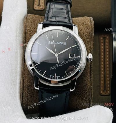 New 2021! Swiss Grade 1 Audemars Piguet Jules Audemars Watch 3120 Movement Black Dial