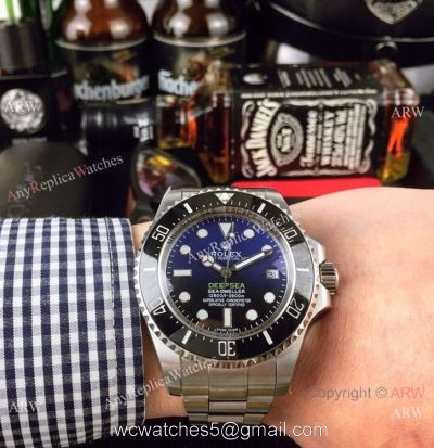 Rolex Deepsea Blue Replica Watch Stainless Steel Automatic Movement