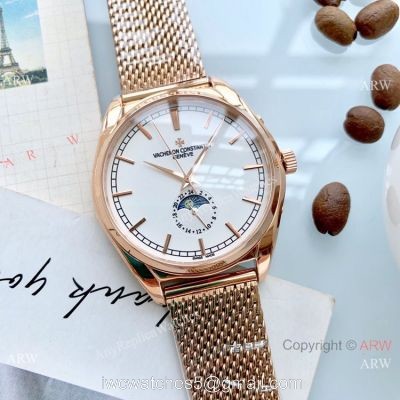 Vacheron Constantin Replika Watch Rose Gold Moonphase