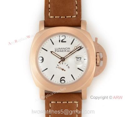 Swiss Grade A Luminor Panerai PAM00028 Power Reserve Copy Watch Rose Gold