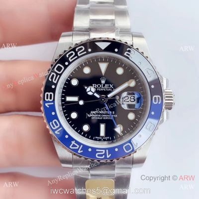 GMT-Master II Rolex Batman Replica Watch  SWISS 3285 UN factory