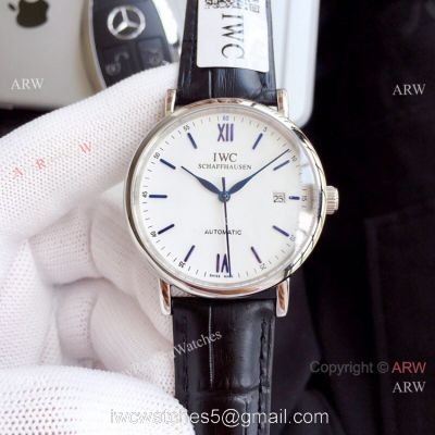 The 150th Anniversary IWC Portofino Replica Watch SS White Dial
