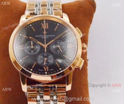 Vacheron Constantin Geneve VK 2 Tone Rose Gold Watch 42mm