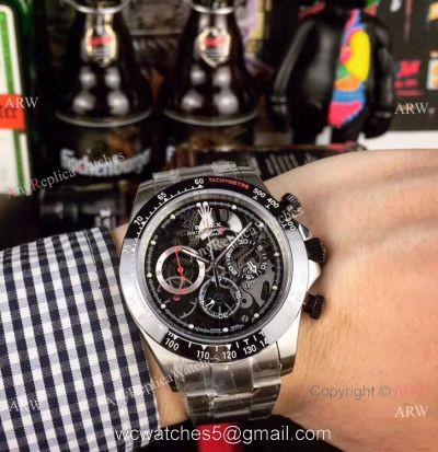 High Quality Copy Rolex Daytona La Montoya Chronograph Stainless Steel Watch
