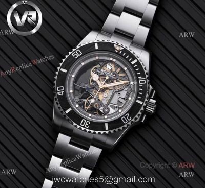 New Andrea Pirlo Project Skeleton Rolex Submariner Replica Watches