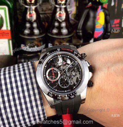 High Quality Rolex Daytona La Montoya Chronograph Watch Rubber B Strap