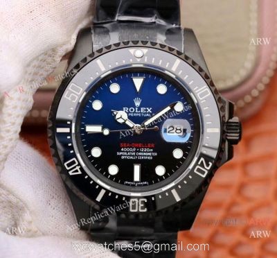 Swiss Grade 1 Rolex Sea Dweller 50th Anniversary Replica Watch D Blue Dial 43mm