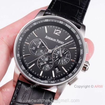 Replica Audemars Piguet New Code 11.59 Collection SS Black Dial