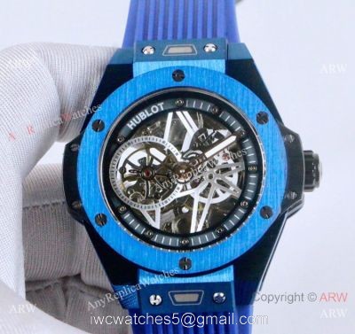 Best Imitation Watches From China New Hublot Big Bang Blue Skeleton Watch