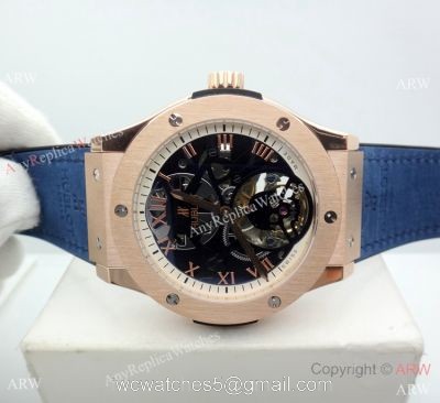 Best Quality Hublot Classic Fusion Rose Gold Skeleton Watch