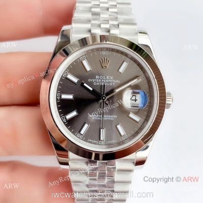 NEW Upgraded Swiss 3235 Rolex DateJust II Gray Dial Stainless steel Jubilee Copy Watch (V3)