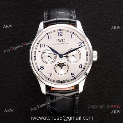 2020 New! Copy IWC Portugieser Perpetual Calendar White Dial Watches