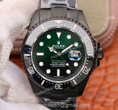 Swiss ETA2824 Rolex Sea Dweller 50th Anniversary Replica Watch D-Green Dial 43mm
