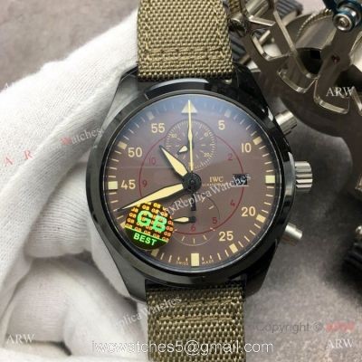 (GB) Swiss Replica IWC Big Pilots Top Gun Miramar Watch IW389002
