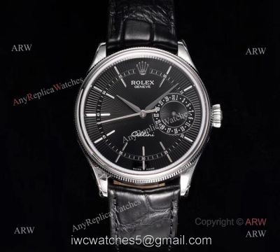 Swiss AAA Replica Rolex Cellini Date White Gold 39mm Watch From GM Factory